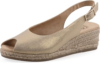 WHITE MOUNTAIN Women's Maize Slingback Espadrille Wedge Sandal