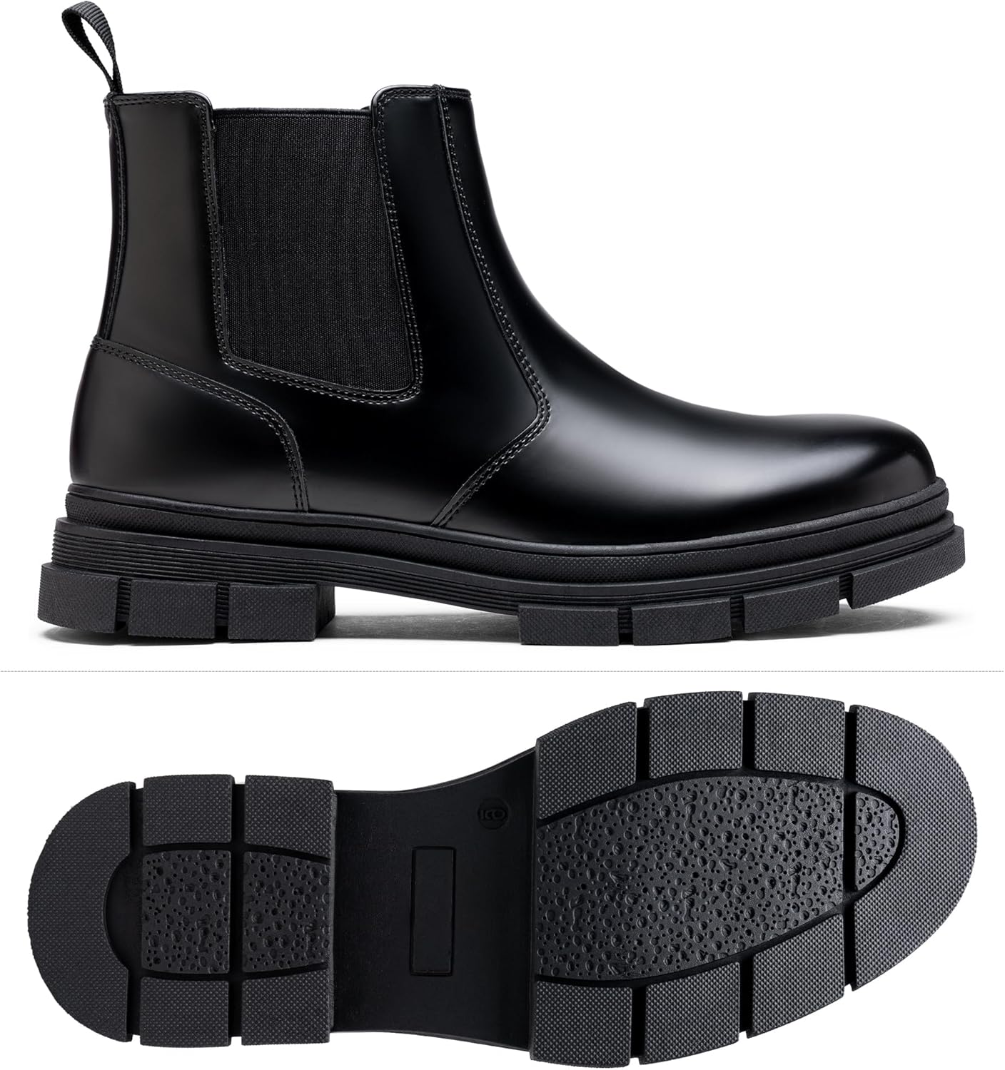 Jousen Chelsea Boots Men Casual Slip On Boots for Men Ankle Dress Mens Boots - Image 3