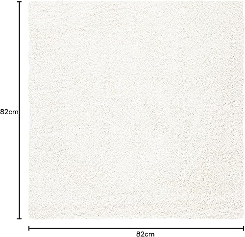 Vista 151 de SAFAVIEH Venus Shag Collection - Alfombra decorativa, 2 pies 7 pulgadas x 5 pies, color marfil, diseño sólido, no desprende pelusa y de fácil