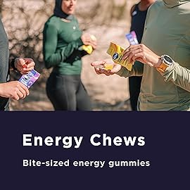 GU Energy Chews, Mixed Pack Gummies with Electrolytes, Vegan, Gluten-Free, Caffeine-Free, and Dairy-Free On-The-Go Energy for Any Workout,12 Bags (24 Servings Total), Flavors May Vary