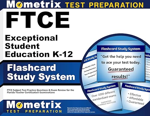 Ftce Exceptional Student Education K-12 Flashcard Study System: Ftce Subject Test Practice Questions &amp; Exam Review for the Florida Teacher Certification Examinations