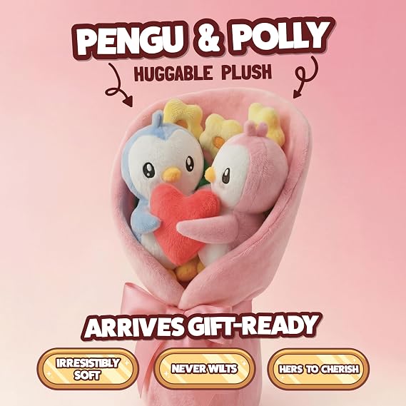 Pudgy Penguins Plush Bouquet