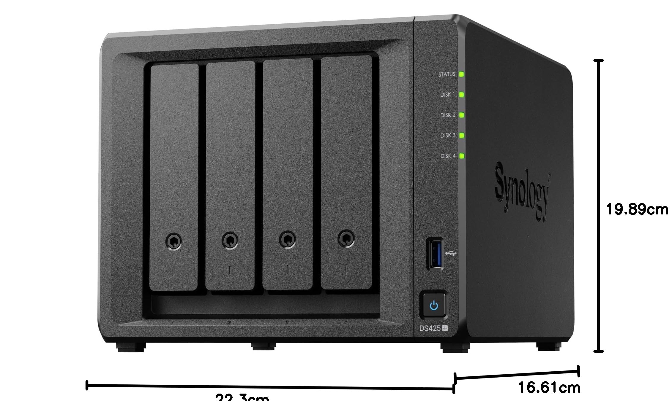 Amazon.co.jp: Synology NASキット 4ベイ DS425＋ クアッドコアCPU 2GB