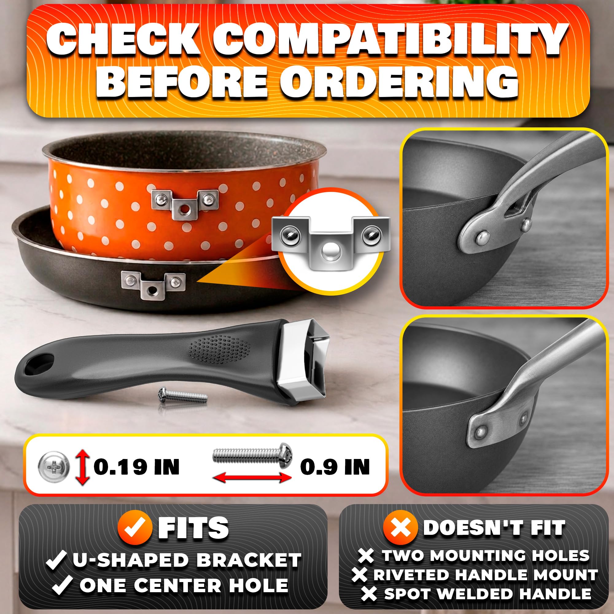 ZOKLU Pot Handle Replacement - Heat Resistant -6