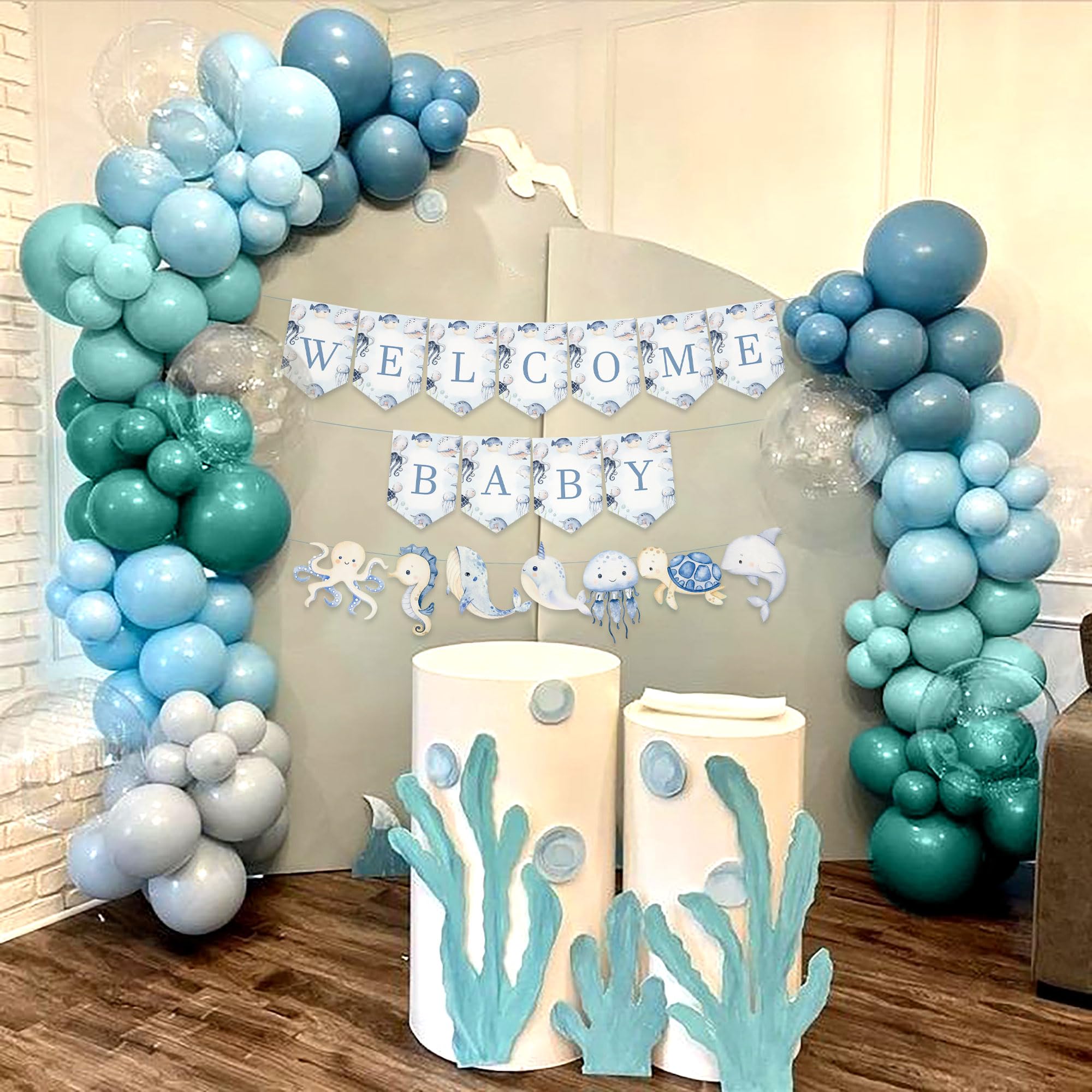Set Banner E Palloncini Oceanici Decorazione Festa Beb Tema Mare set-banner-e-palloncini-oceanici-decorazione-festa-beb-tema-mare