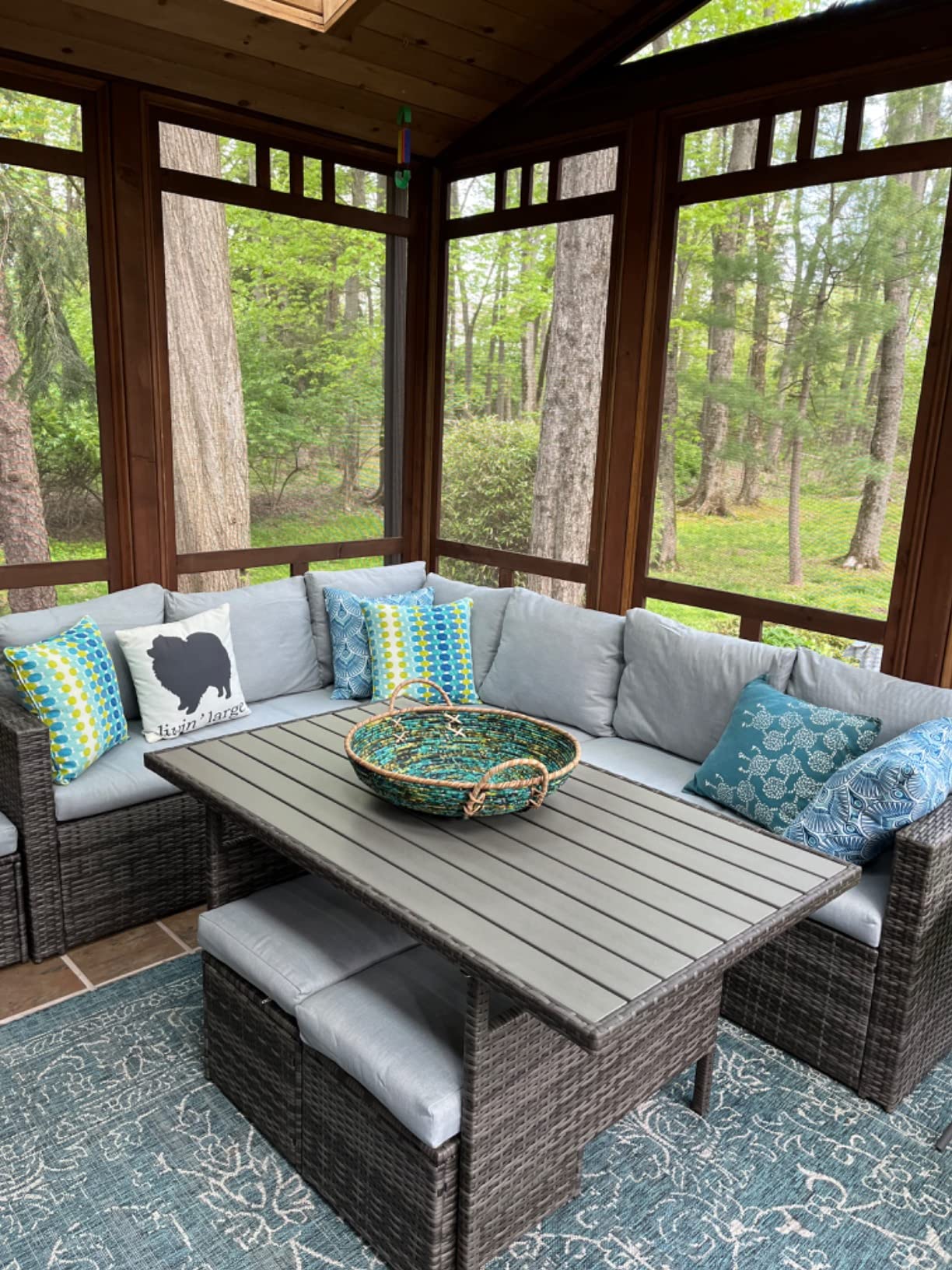 62/mo Finance Wisteria Lane Patio Furniture Set, 7 Piece Outdoor