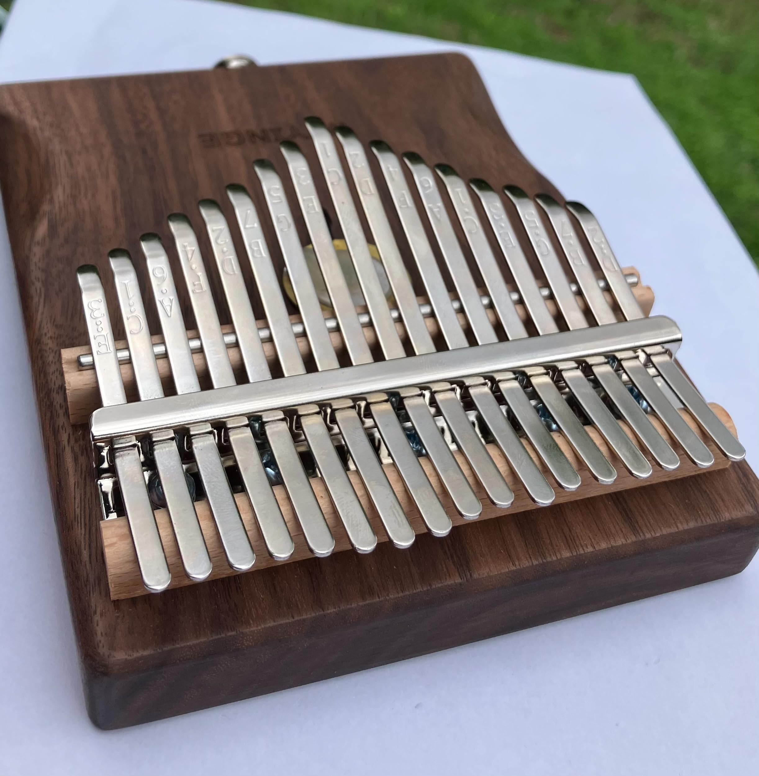Amazon | MIYINGE無垢材、エレク仕様、17音カリンバ、kalimba、17キー