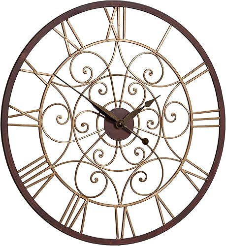Touch of Class Ralston - Reloj de pared, color dorado, talla única
