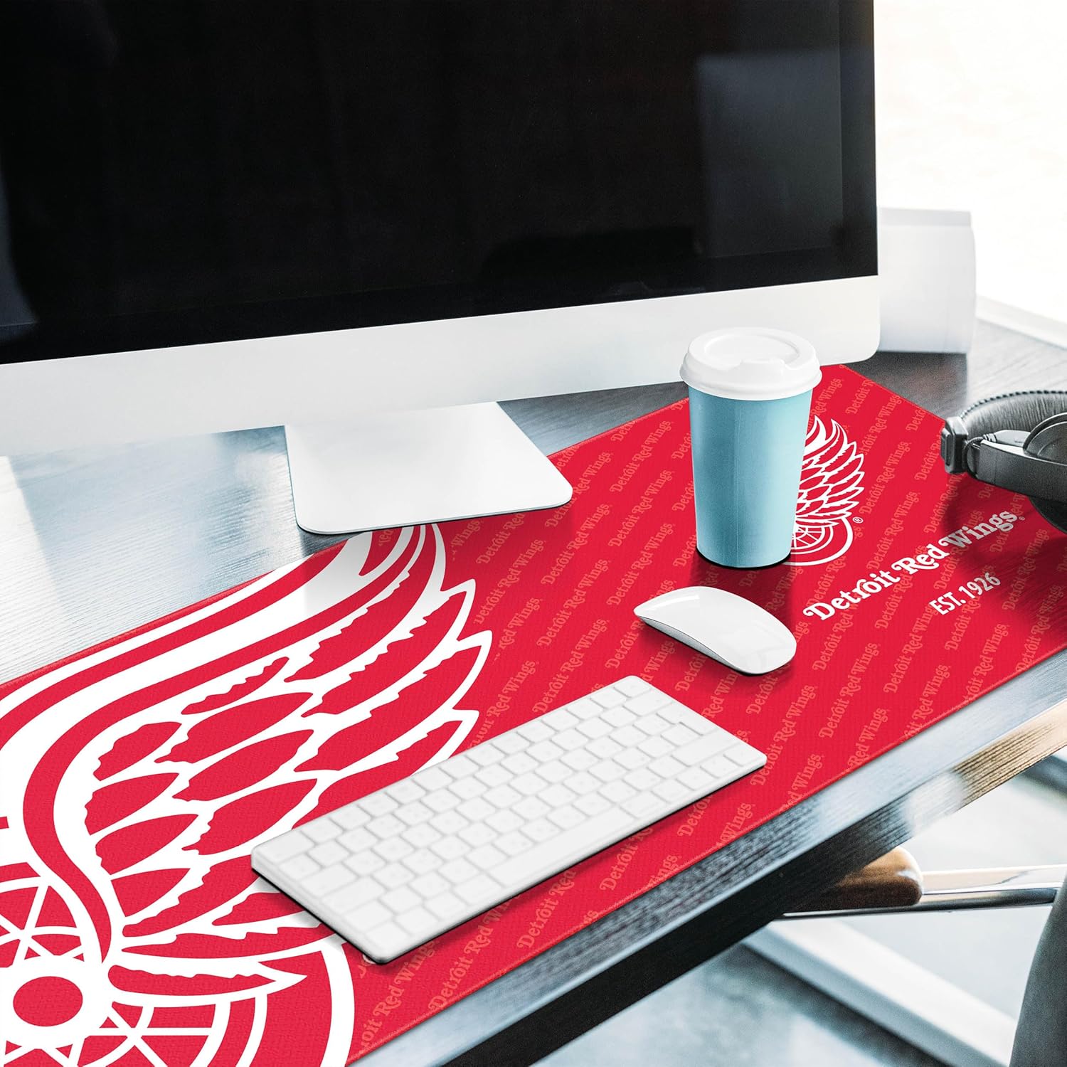 YouTheFan NHL Detroit Red Wings Logo Series Desk Pad SMU - Image 3