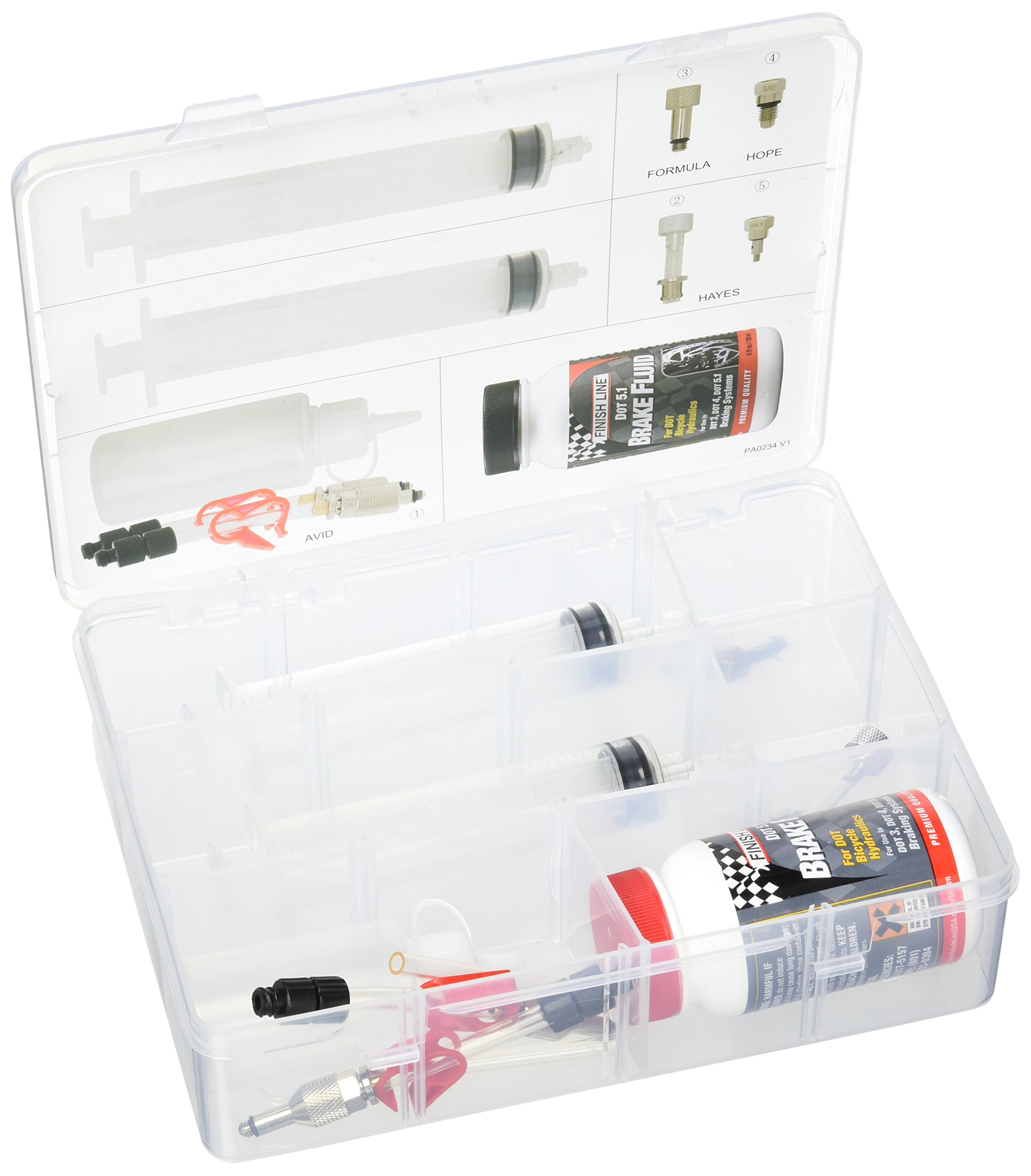 Jagwire Entlüftungsset Pro Dot, zur Verwendung mit Mineralöl, 120 ml