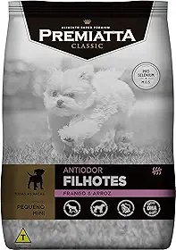CLASSIC ANTI ODOR FILHOTE P + MINI SC 3 KG Qualita Foods para Todas Pequeno Filhotes - Sabor Frango