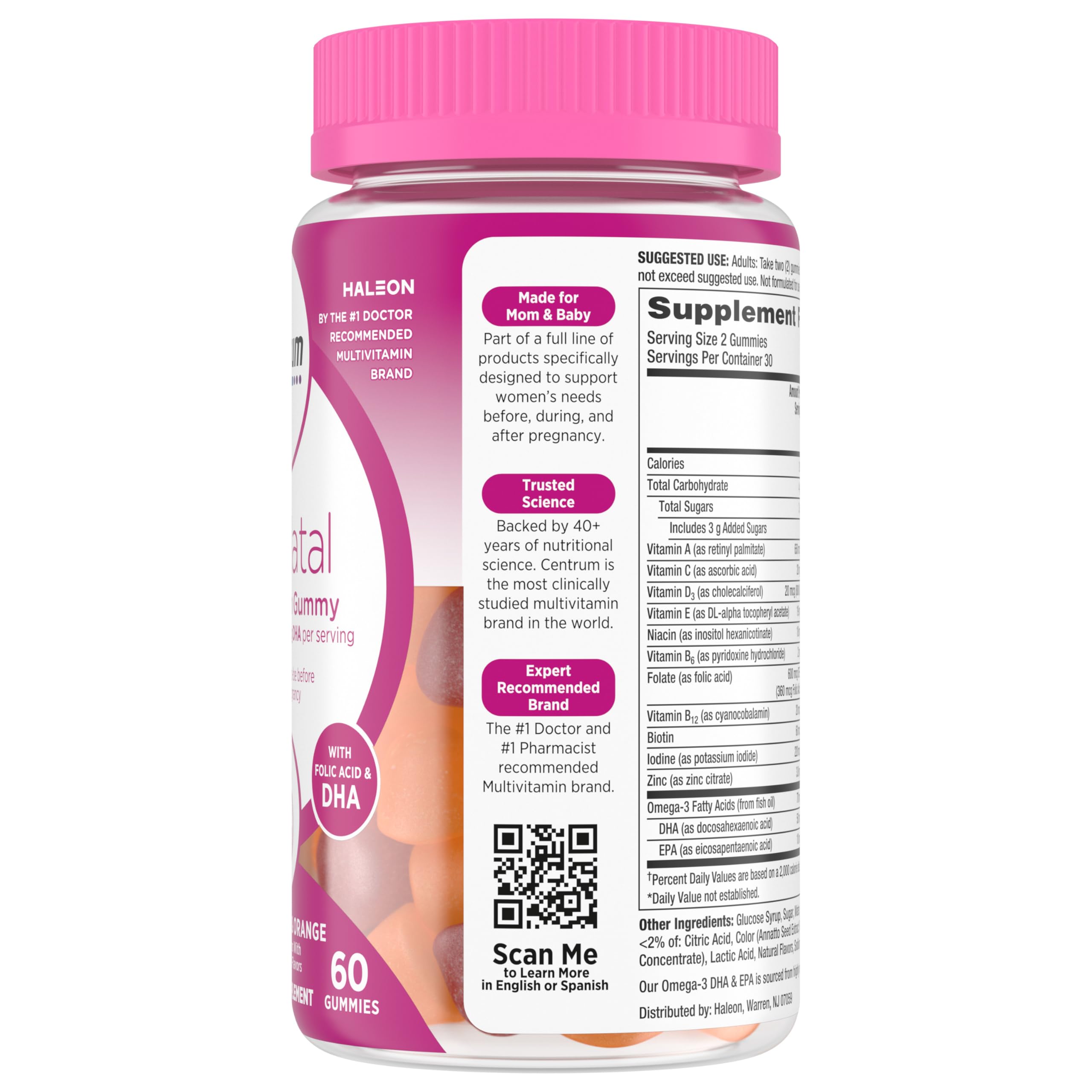 Centrum Prenatal Multivitamin Gummies, 60 Count — Amazon image 14