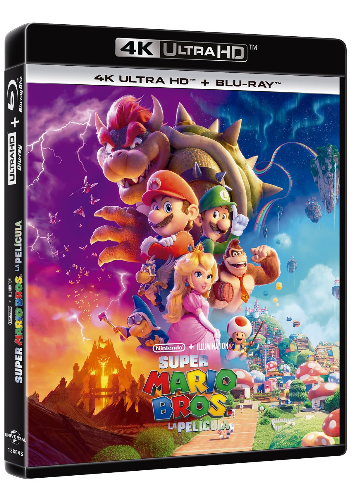 Super Mario Bros edición definitiva 4K UHD y Blu-ray cinematográfico