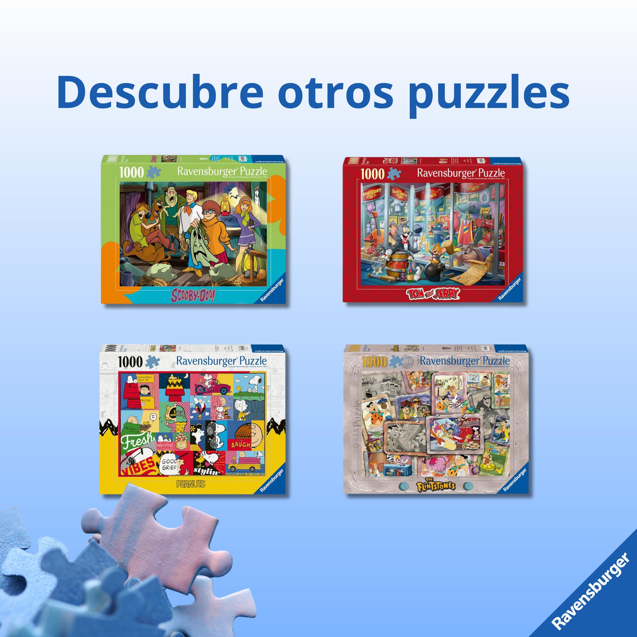 Puzzle 1000 pièces : Animal Crossing (Challenge Puzzle) - Ravensburger - Rue des Puzzles
