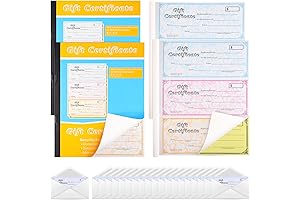 Gift Certificate Book: Perfect for Business or Personal Use