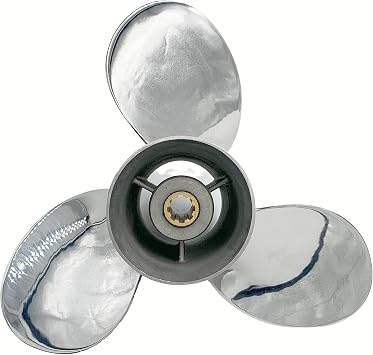 Stainless Steel Propeller 9 1/4x11 for Yamaha Outboard Motor Engine 9.9-15HP RH SS Prop 9.25x11