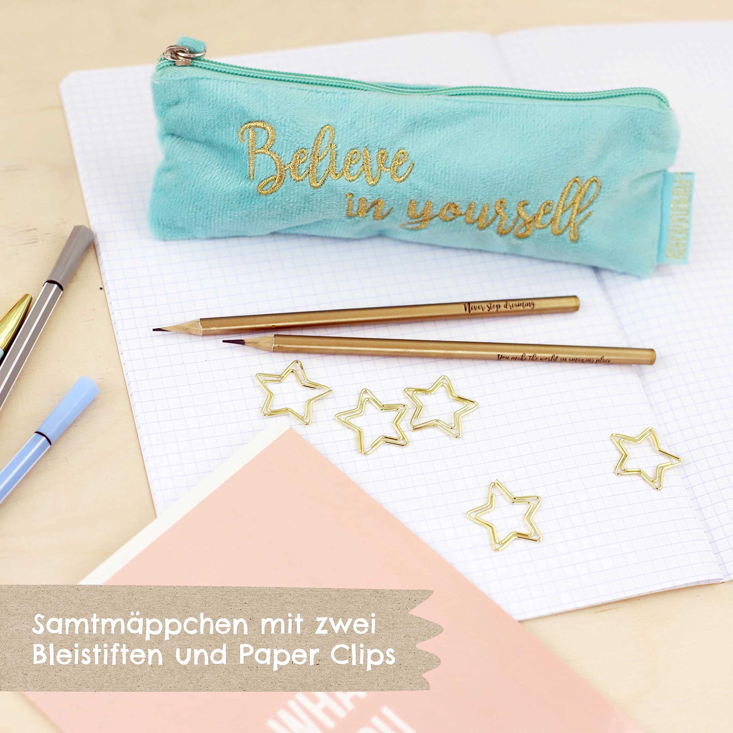 Set Da 2 Astucci In Velluto A Coste Bianco Crema – Grandi E Capienti Per Scuola, Viaggio O Trucco, Estetici Per Ragazze E Università