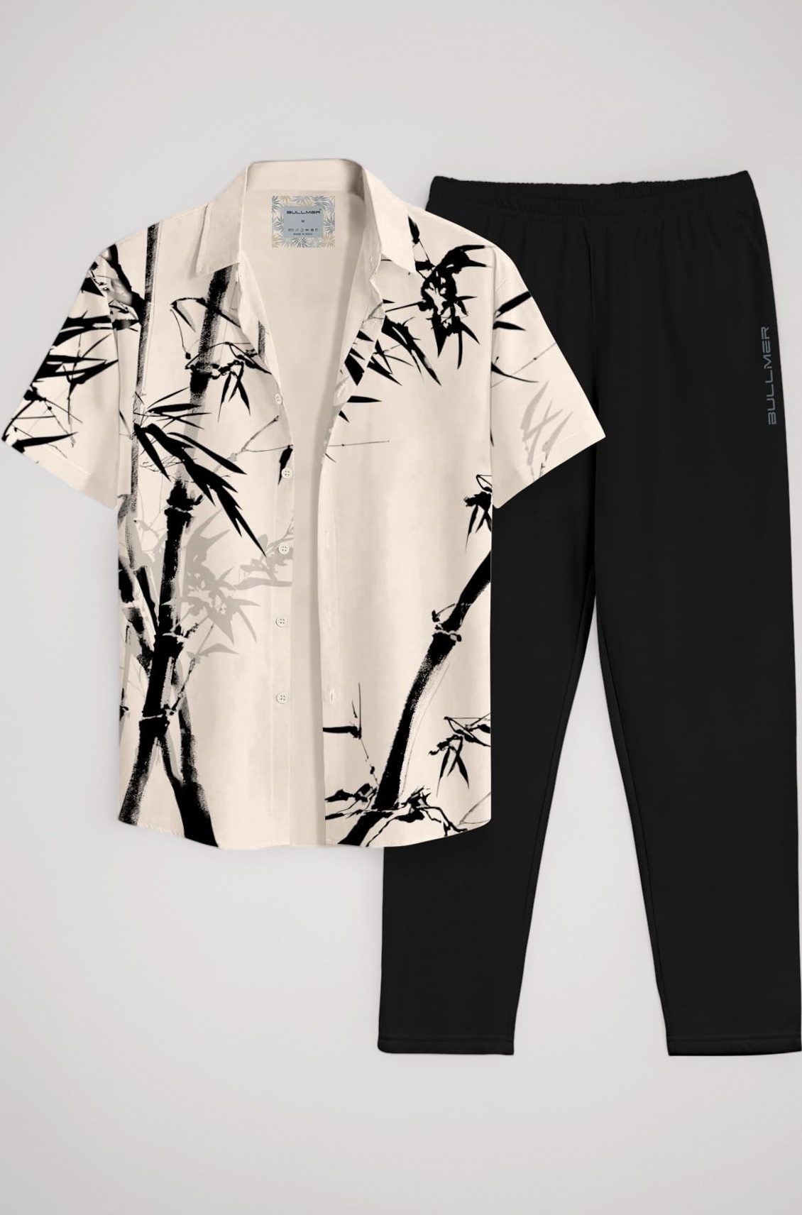 Clothing Set with Trendy Shirt & Pants Co-ords for Men