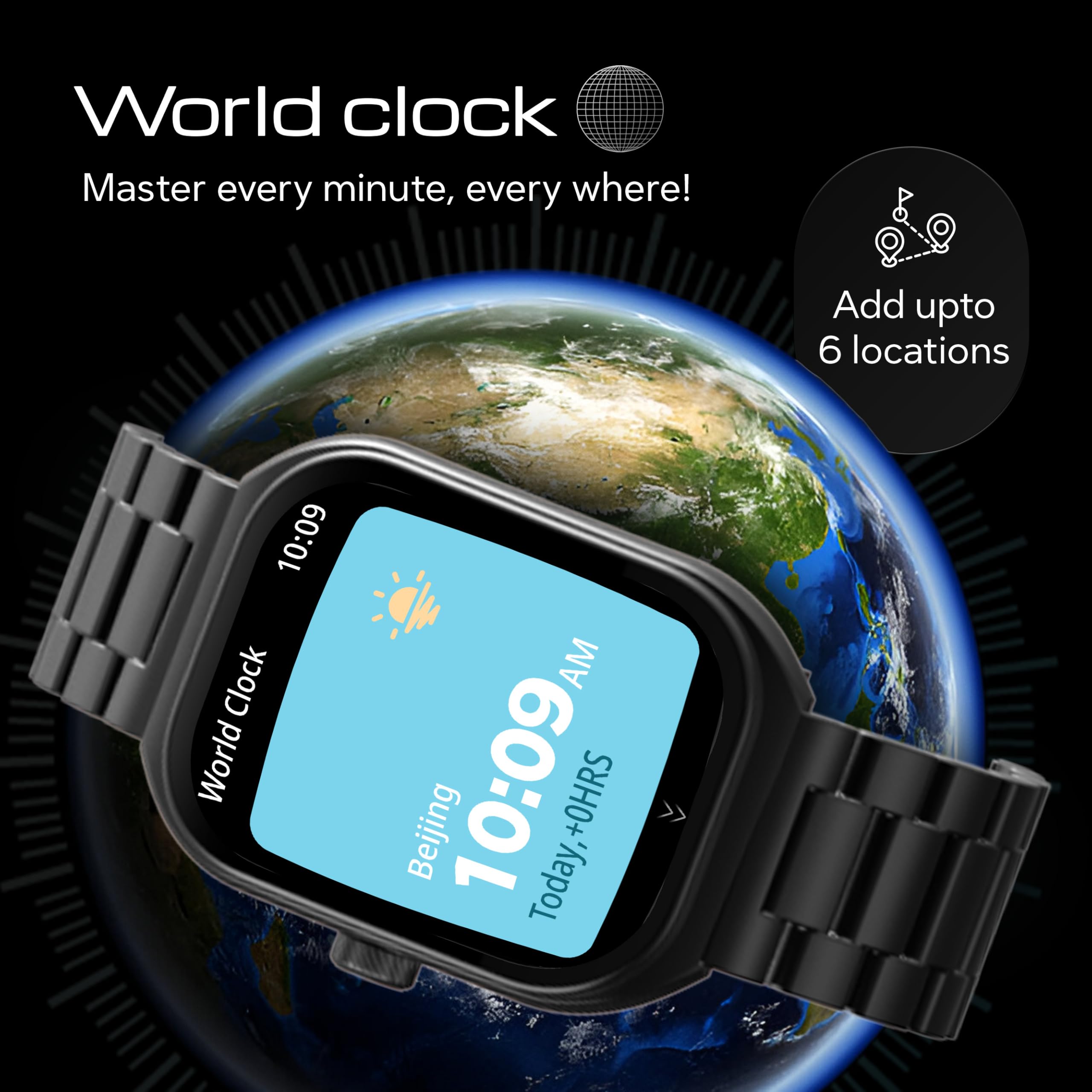 Boult Nowo wprowadzony na rynek smartwatch Trail Pro 2.01'' 3D zakrzywiony wyświetlacz AMOLED, połączenie BT 5.3, jasność 600 nitów, IP68, ponad 250 tarcz zegarków, 123 tryby sportowe, asystent