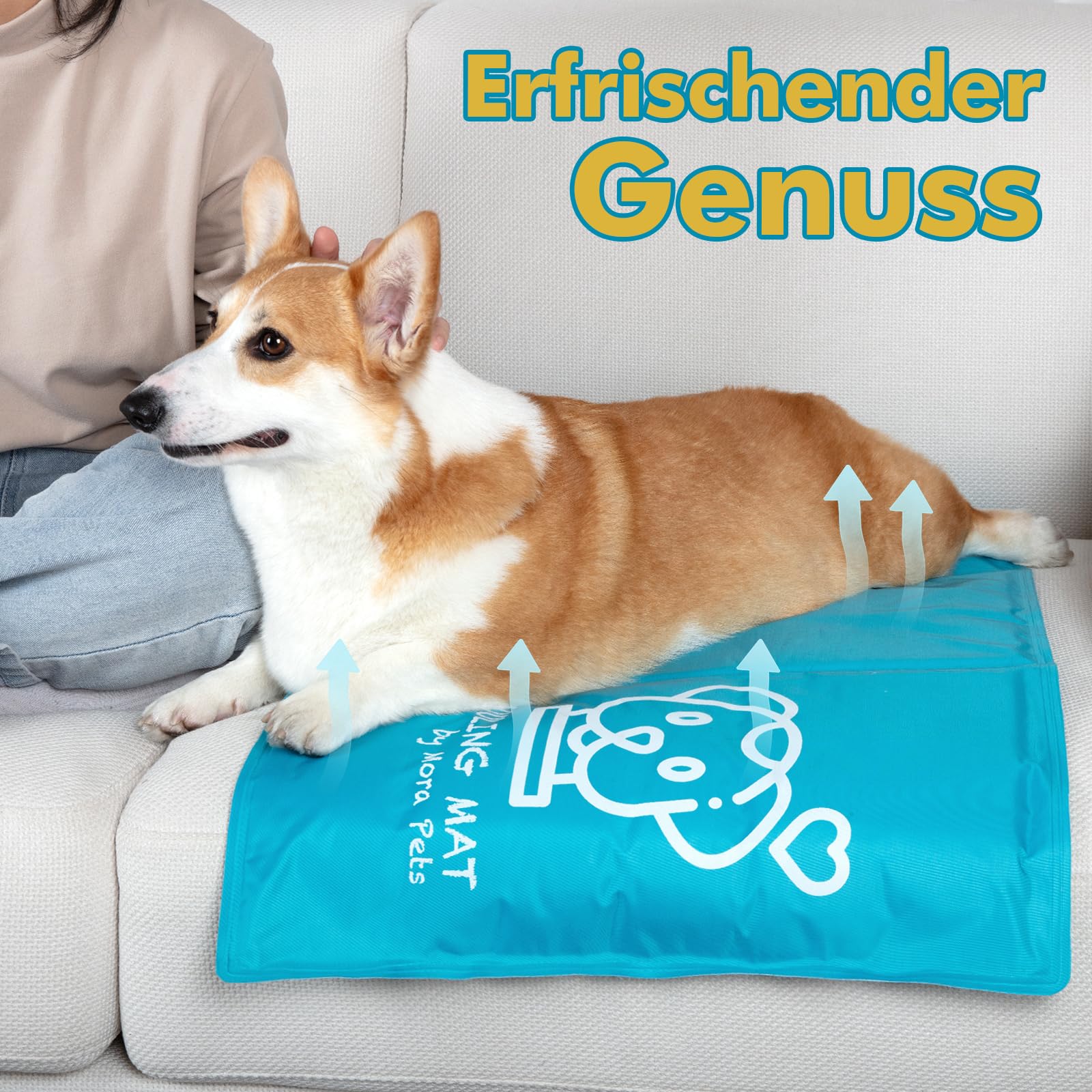 Hundekühlmatte Für Haustiere - Kühlkissen Für Hunde & Katzen Bis 5kg