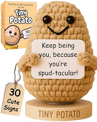 Tiny Potato - Positive Crochet with 30 Swappable Affirmation Cards
