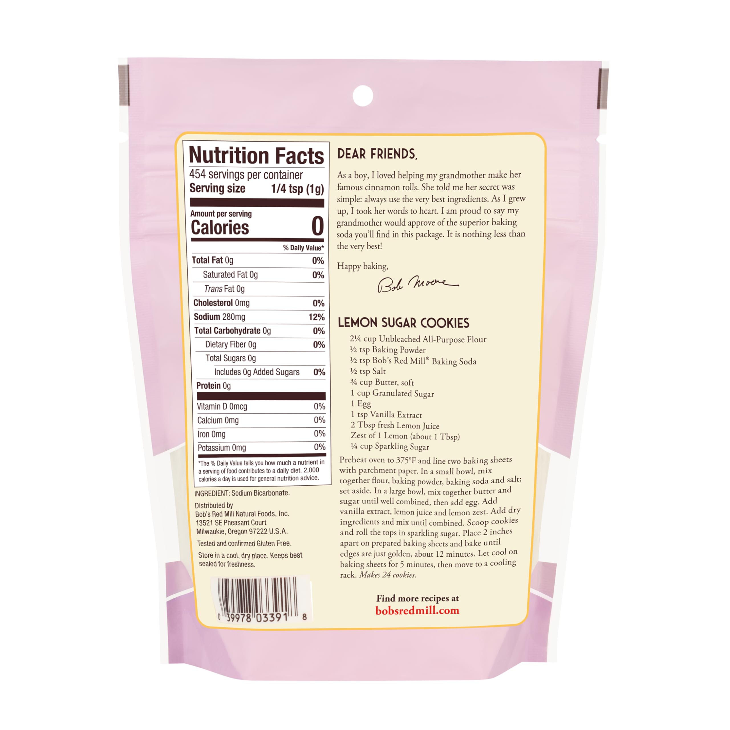 Bob's Red Mill Baking Soda, 16 Oz
