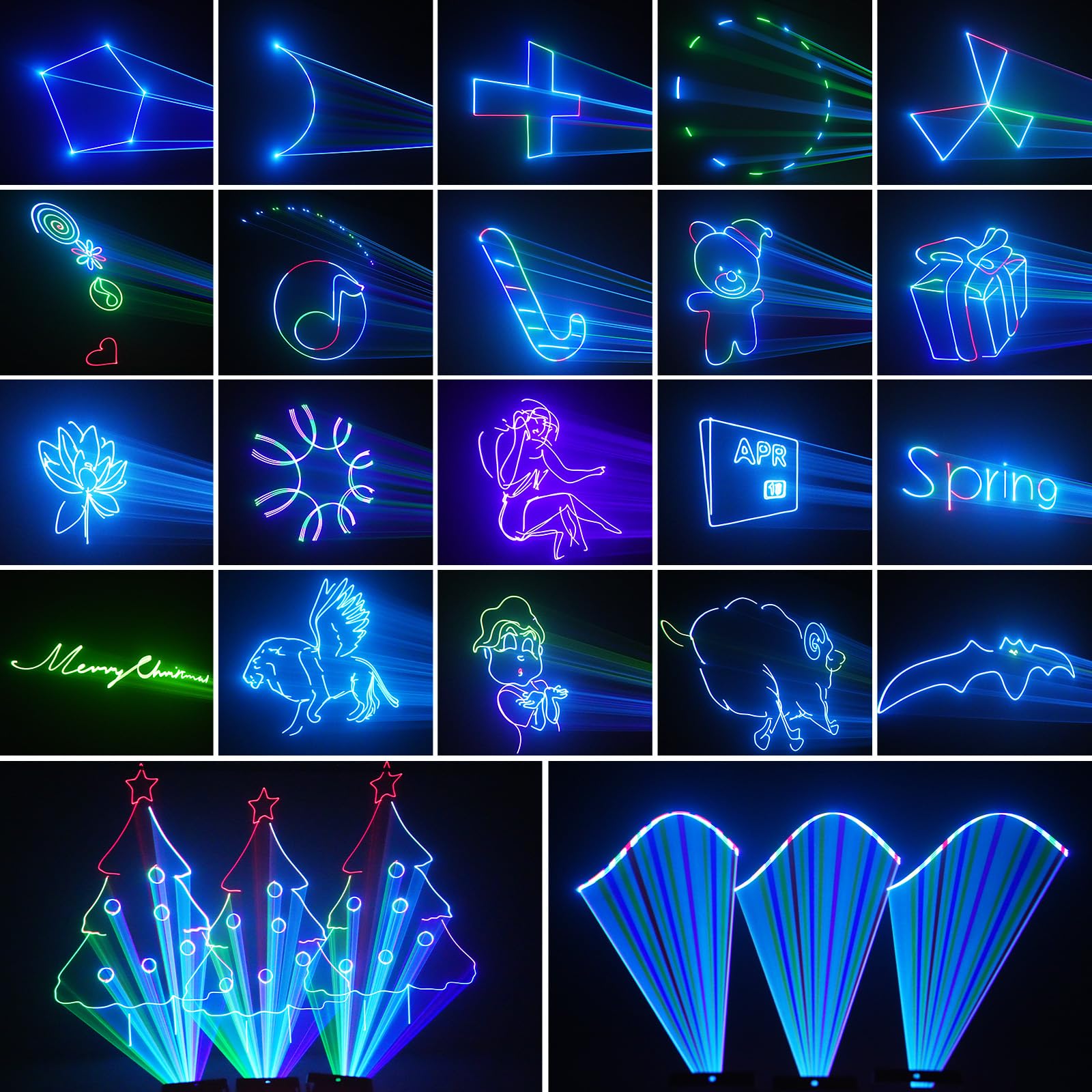 DMX 512 Discolicht Partylicht, 3D RGB Licht met Afstandsbediening, Muziek en Geactiveerd DJ-licht voor Halloween, Verjaardag, Party, Bar, Nachtclub, KTV