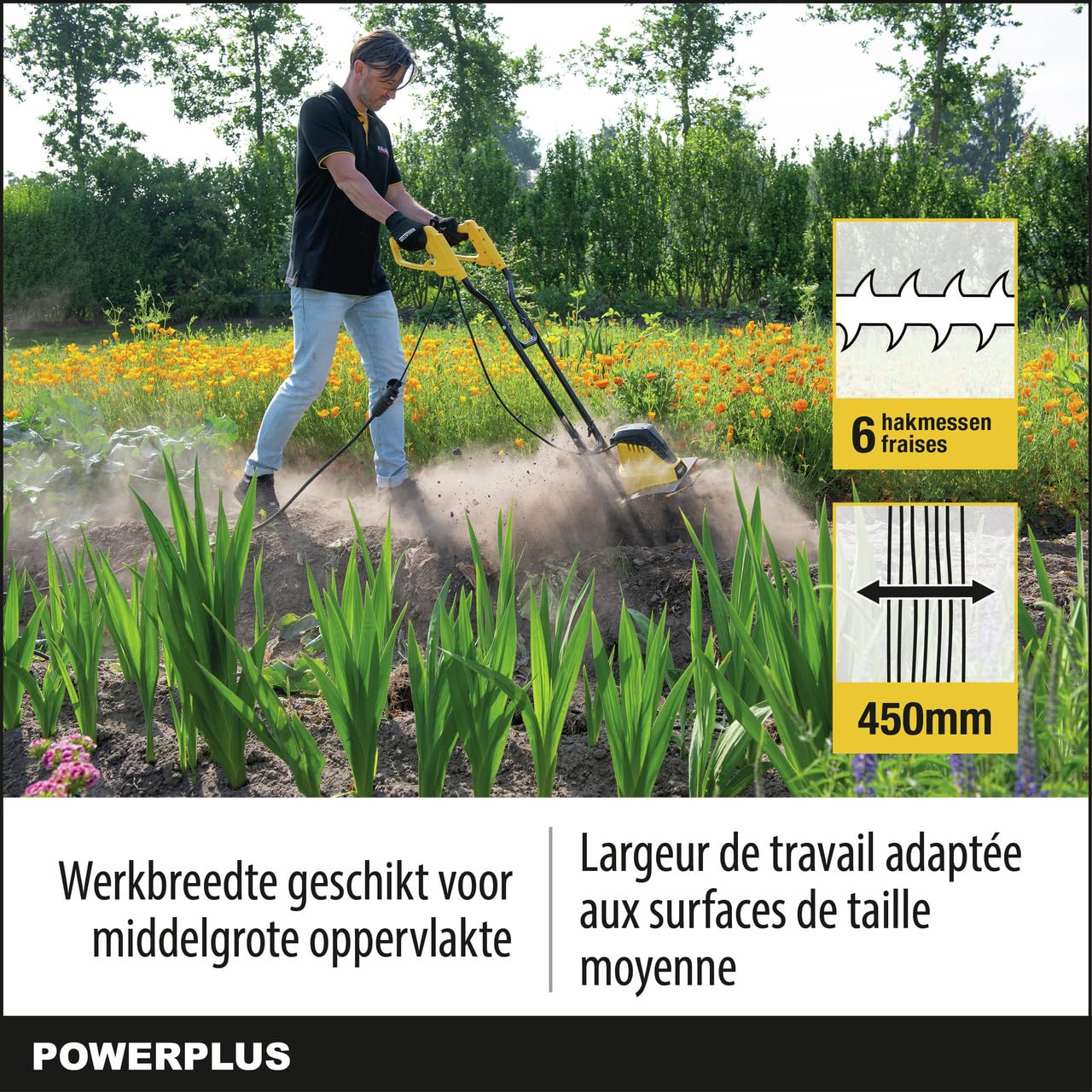 Powerplus Motoazada POWXG72010-1500W con sólo 10200 g