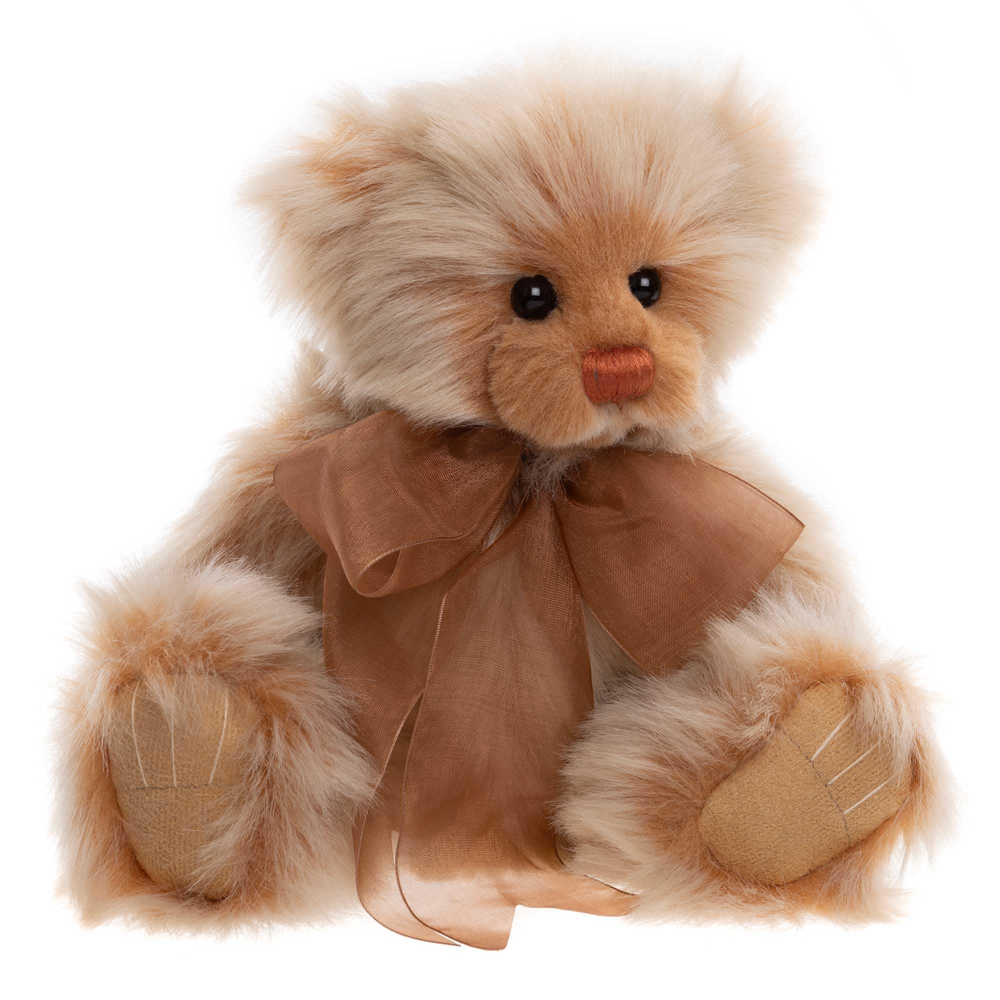 Charlie Bears Monday Plush Teddy Bear - Soft, Cute & Huggable Collectible Stuffed Animal for Kids & Adults