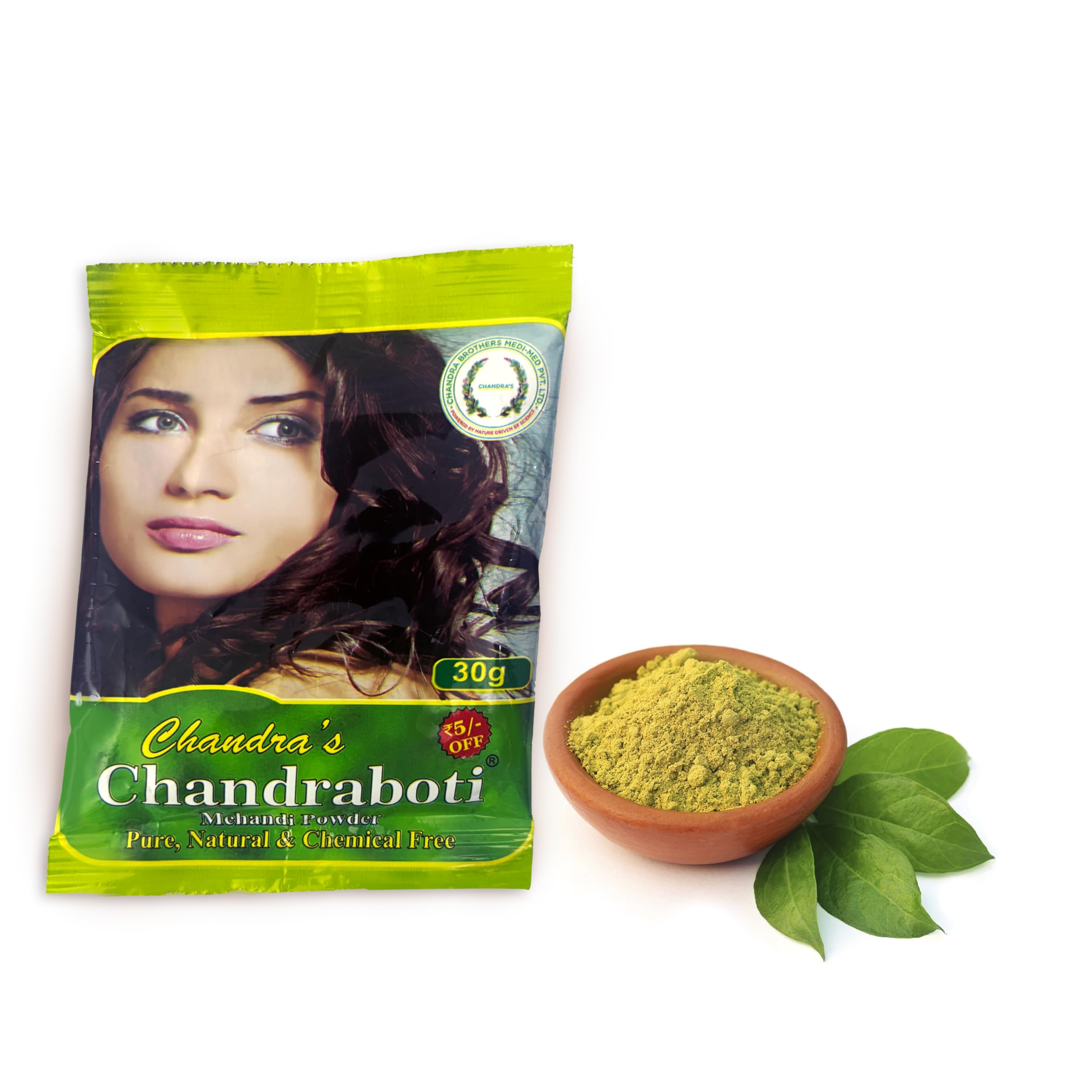 Chandraboti Mehendi Powder,Natural,30gm|Pure & Chemical Free|(Pack of 10)-picture-16