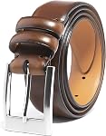 Jeans en cuir casual Ceinture de travail classique ceinture de robe d'affaires avec boucle de serrage pour les hommes pour homme