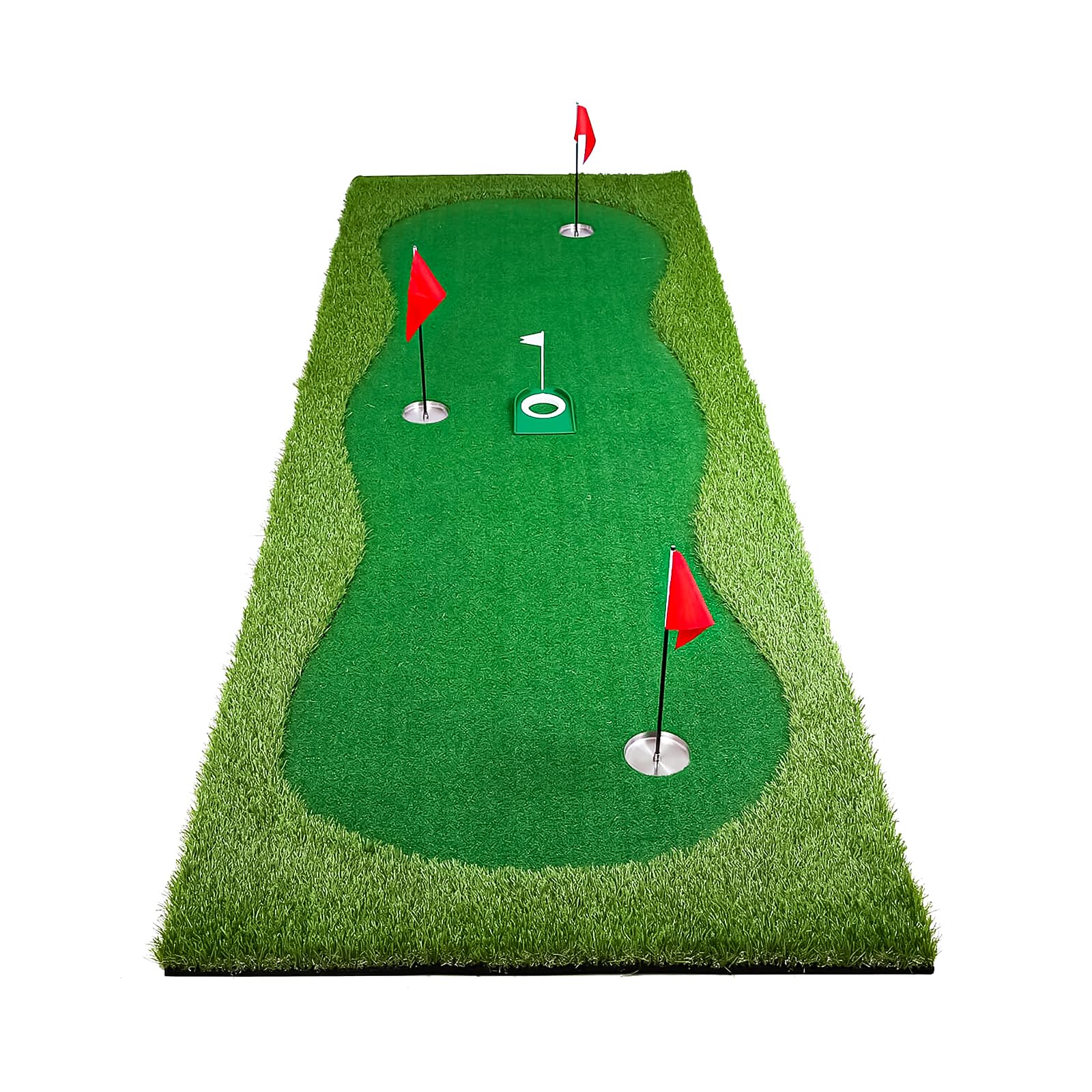 10ft Golf Putting Green Indoor Outdoor Putting Mat Professional Training Mat Realistic Putting Experience