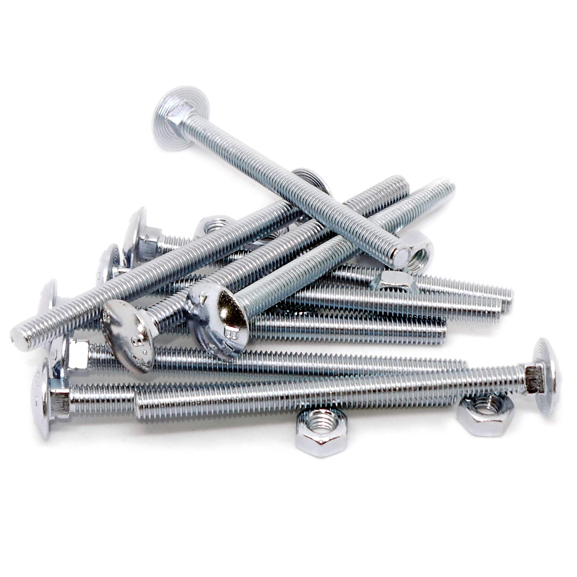 100 X Viti Quadrate M6 X 6Mm X 40Mm Con Dadi Esagonali - Foto 9