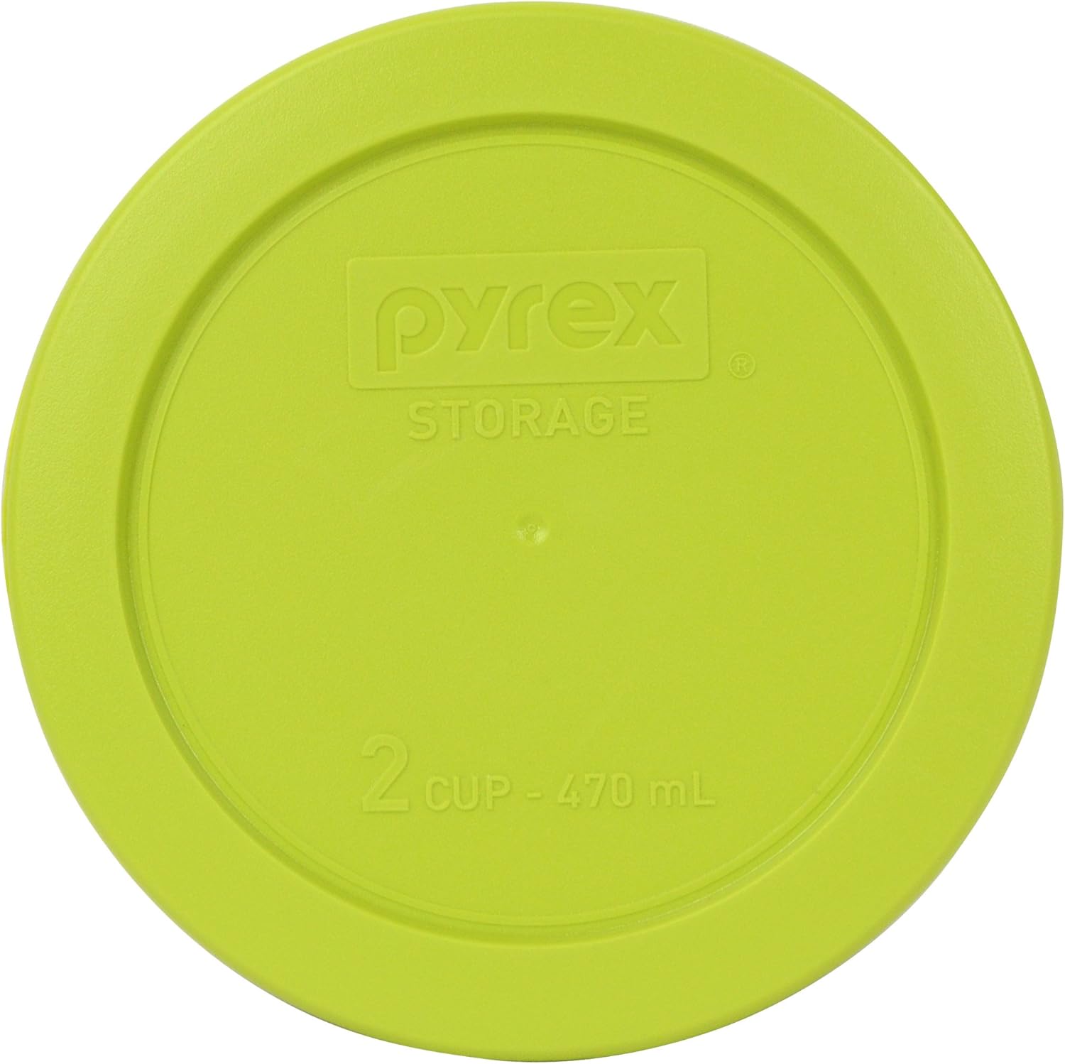 Pyrex 7200PC 2 Cup Edamame Green Round Plastic Food