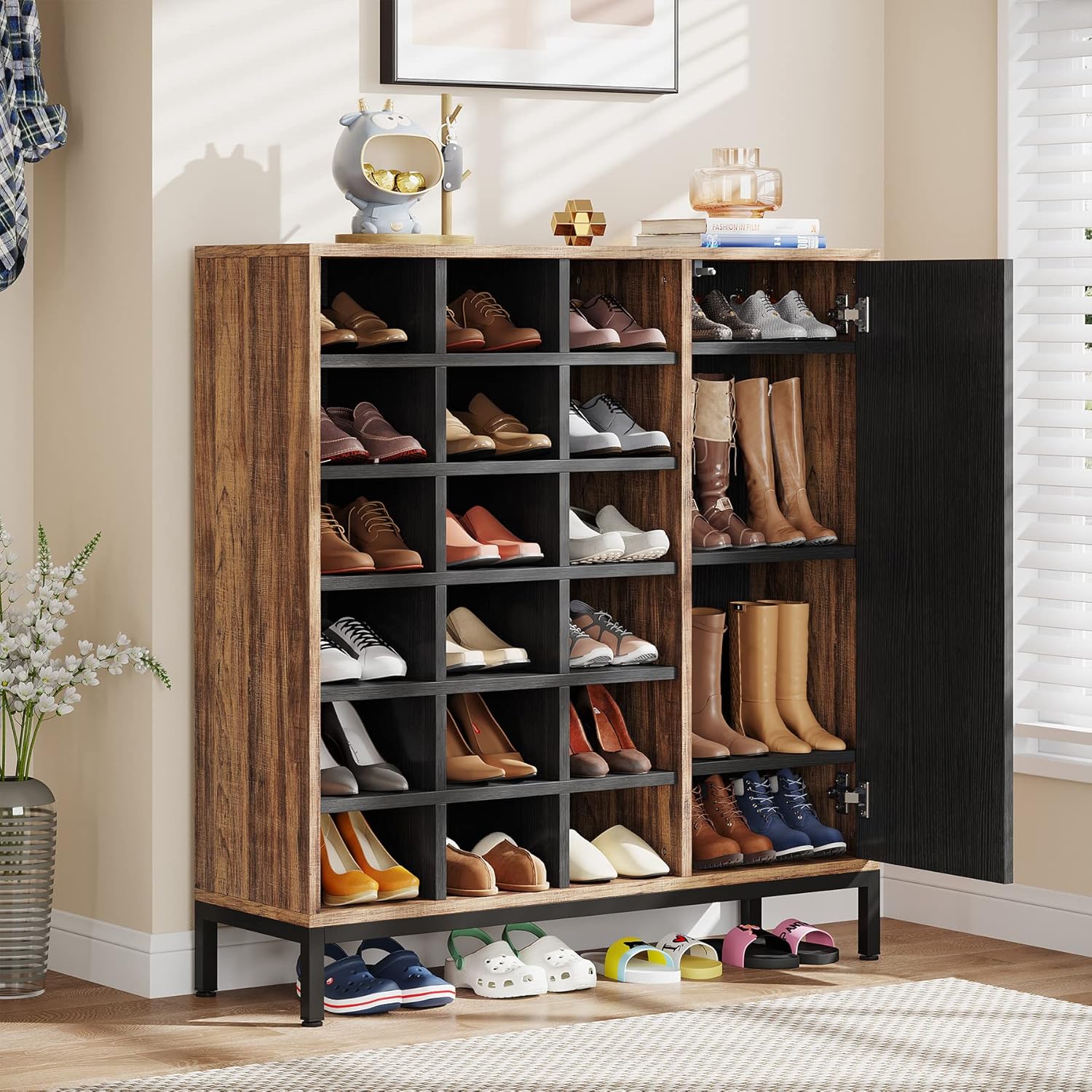 Tribesigns Shoe for Entryway, 6Tier Shoe Rack with