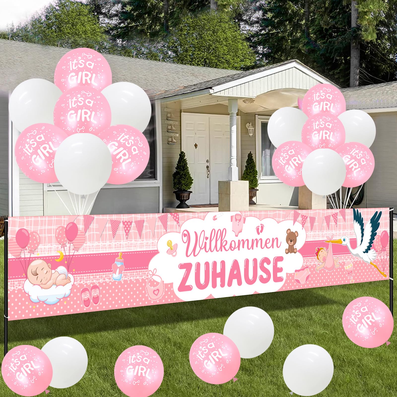 Bannière Welcome Home Guirlande Bienvenue à La Maison Joyeuse Retour En