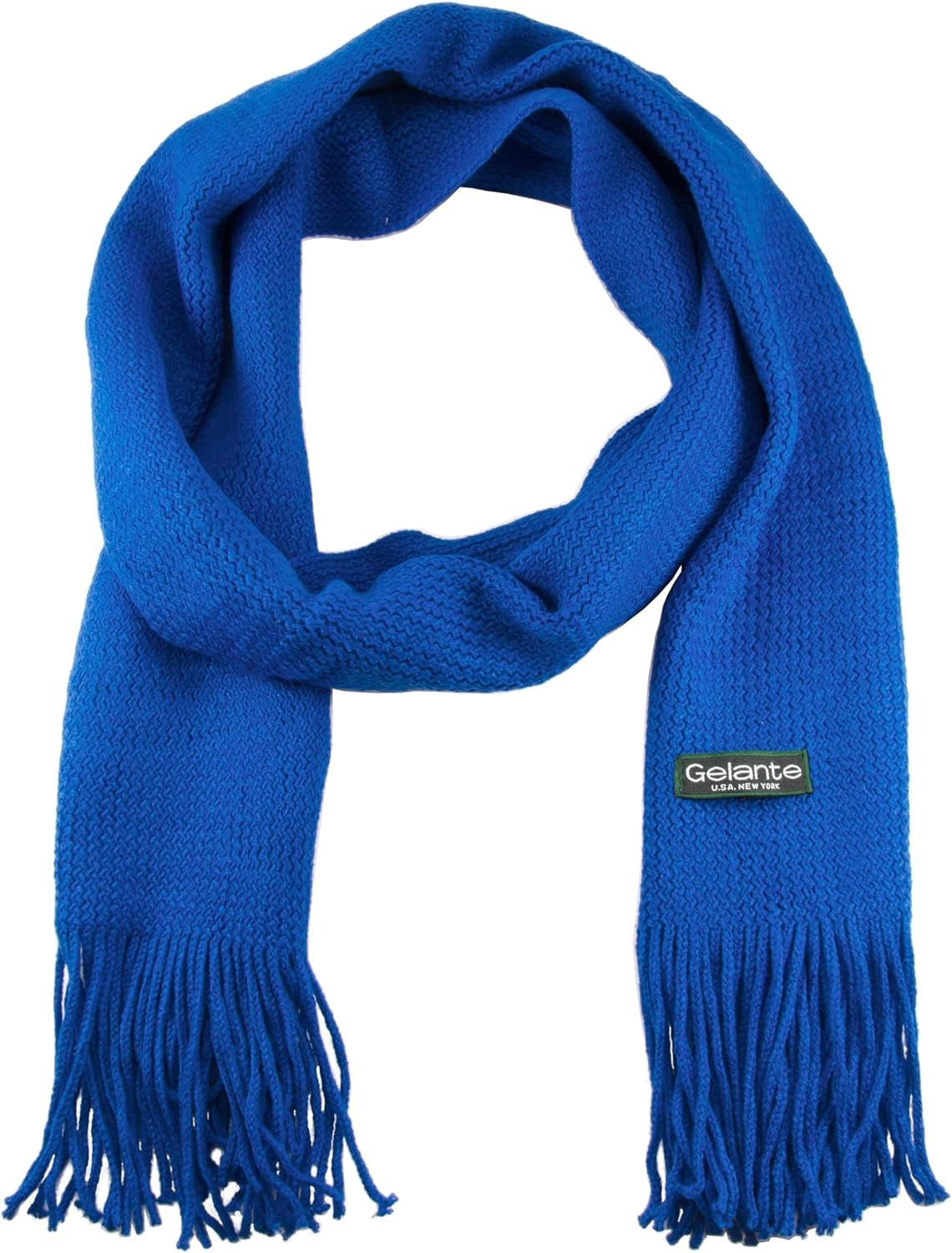 Gelante Men Classic Knit Winter Scarf Warm Double layer Gelante Men Classic Knit Winter Scarf Warm Double layer