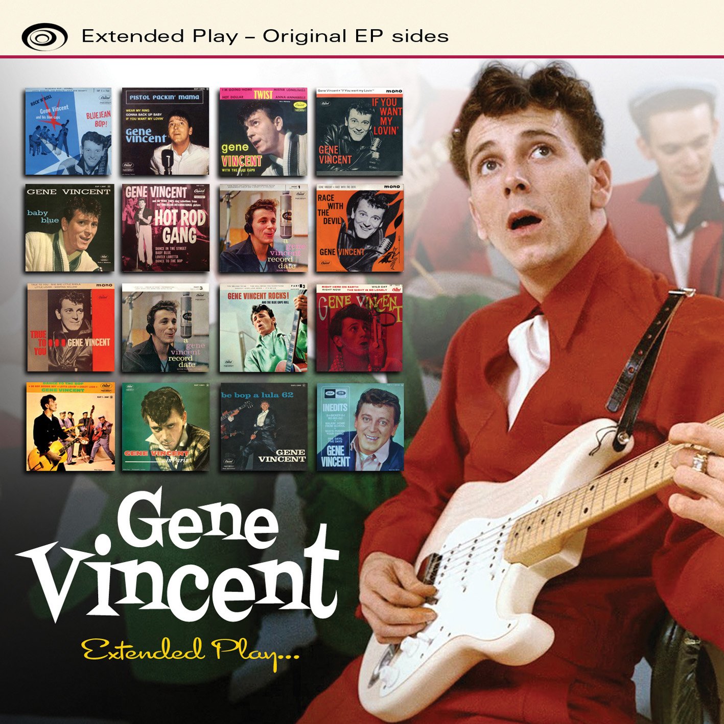 Gene Vincent Extended Play – Original EP Sides 312 Classic Tracks  Be Bop a Lula