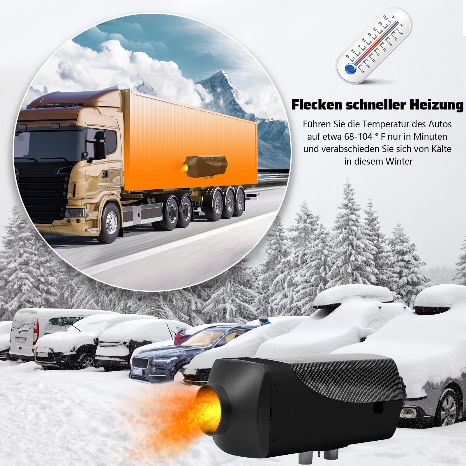PRIJESSE Dieselheizung 12V 5KW - Mit Fernbedienung  Produktbild-Vorschau 1
