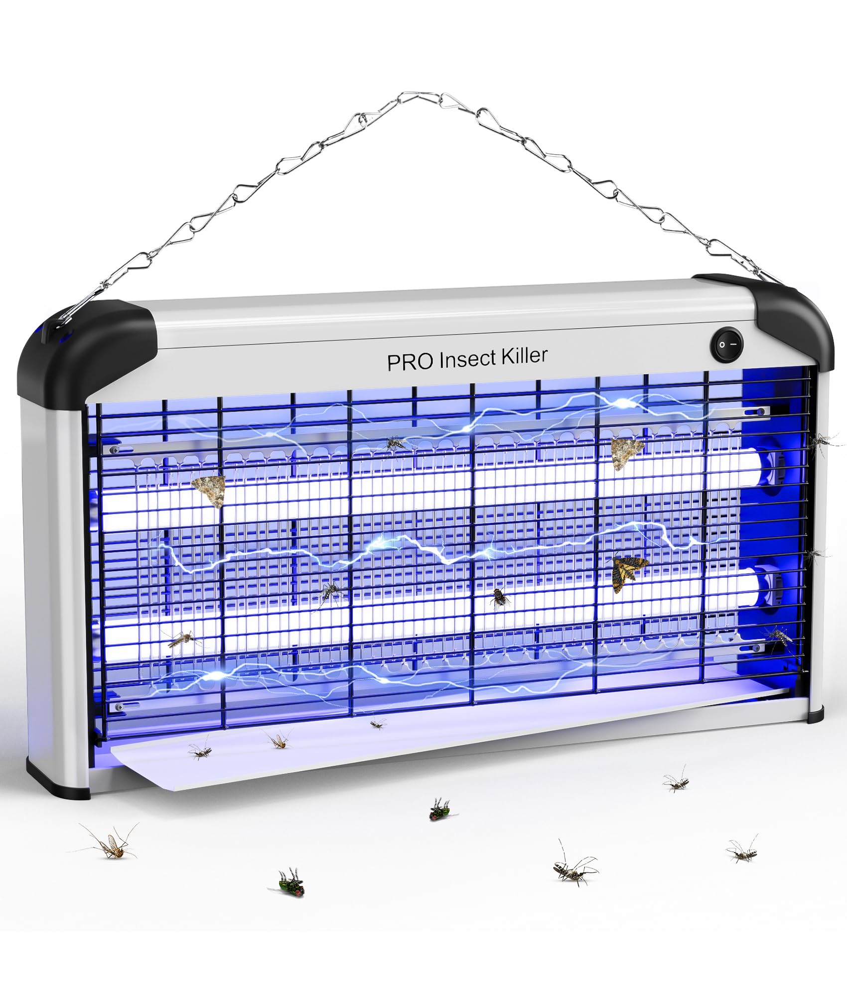 Spectracide Insect Zapper Electric Indoor 30W, 2400V Insect Killer Mosquito UV Light Insect Bug Catcher for Kitchen Living Room Restaurant Farms Warehouses Hospitals
