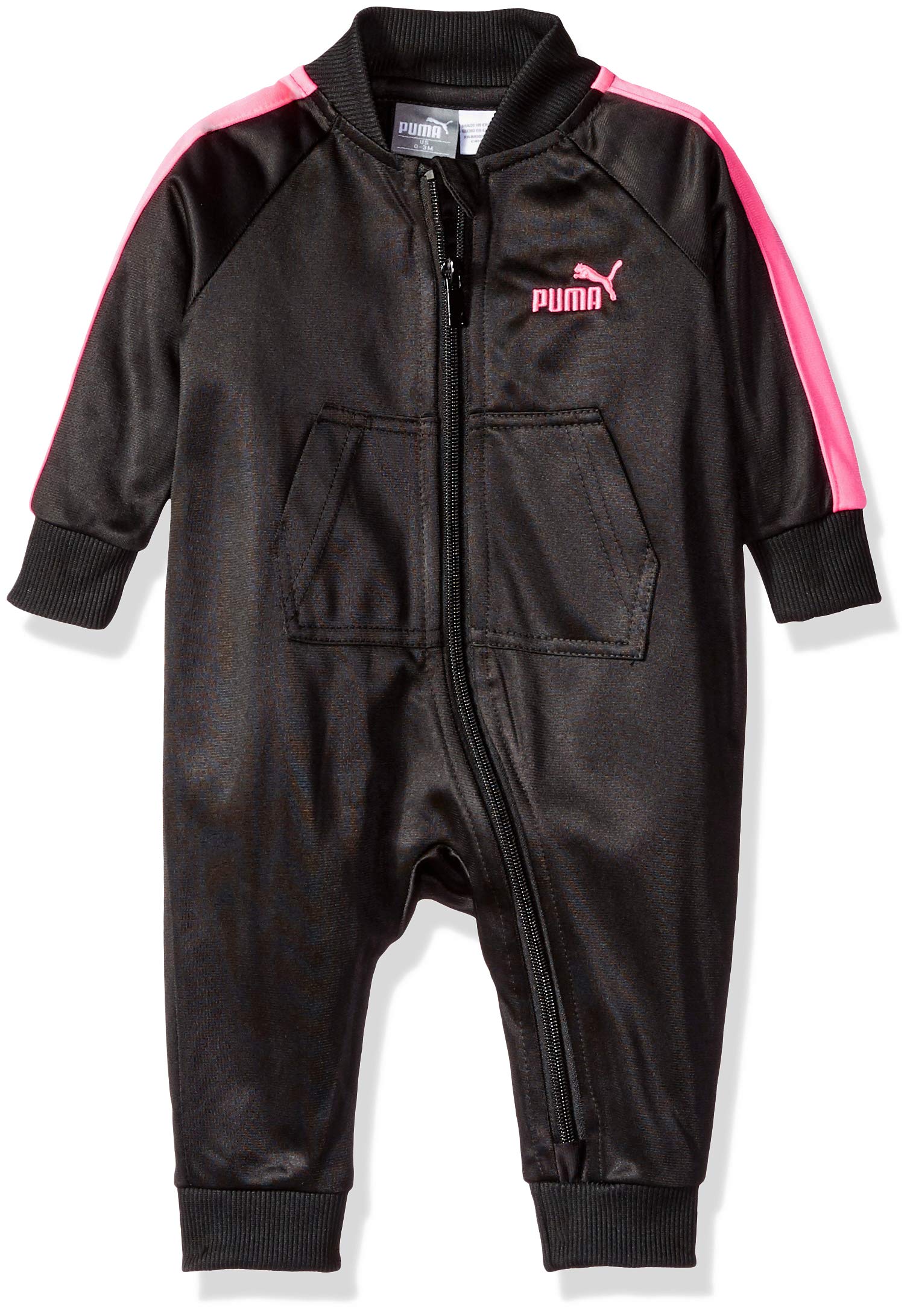 PUMA Baby Girls Athletic Fleece Coverall