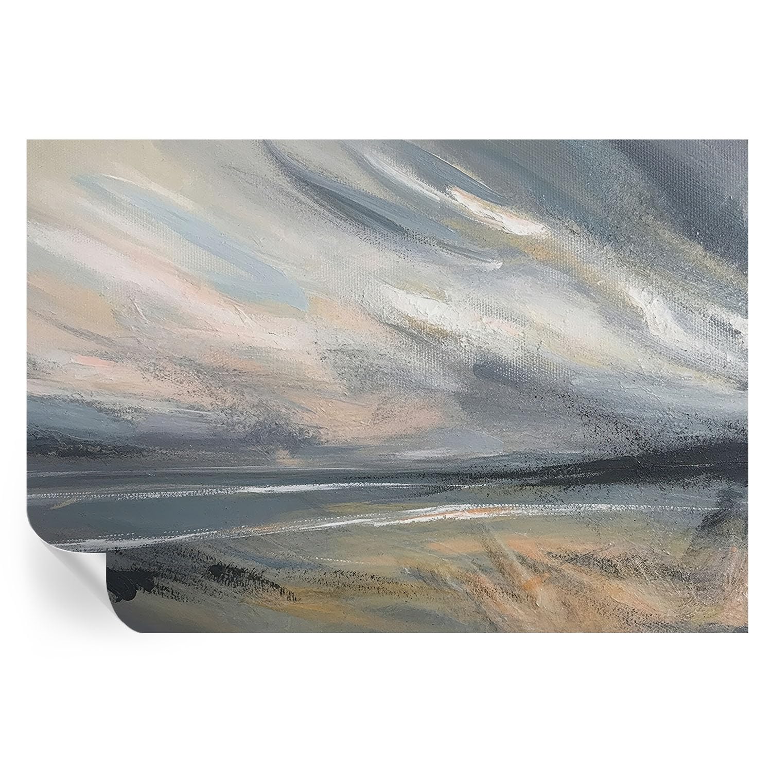 Revestimiento adhesivo Calma matutina de 152x104 cm para pared de salon