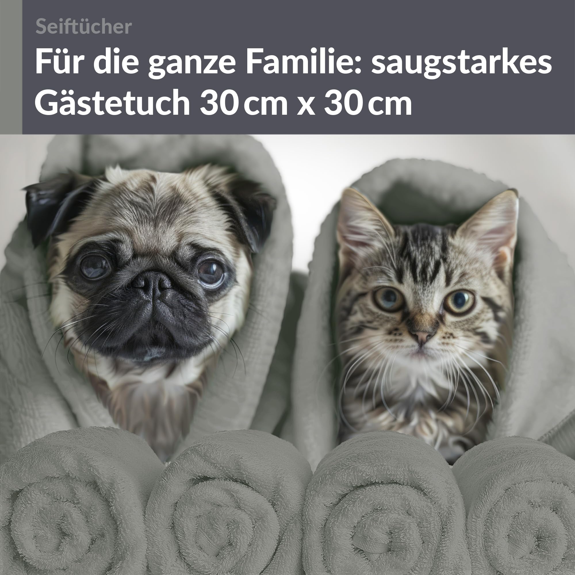 Microfaser-Waschlappen Set – 4 Stück, 30x40 Cm, Superweich & Saugstark