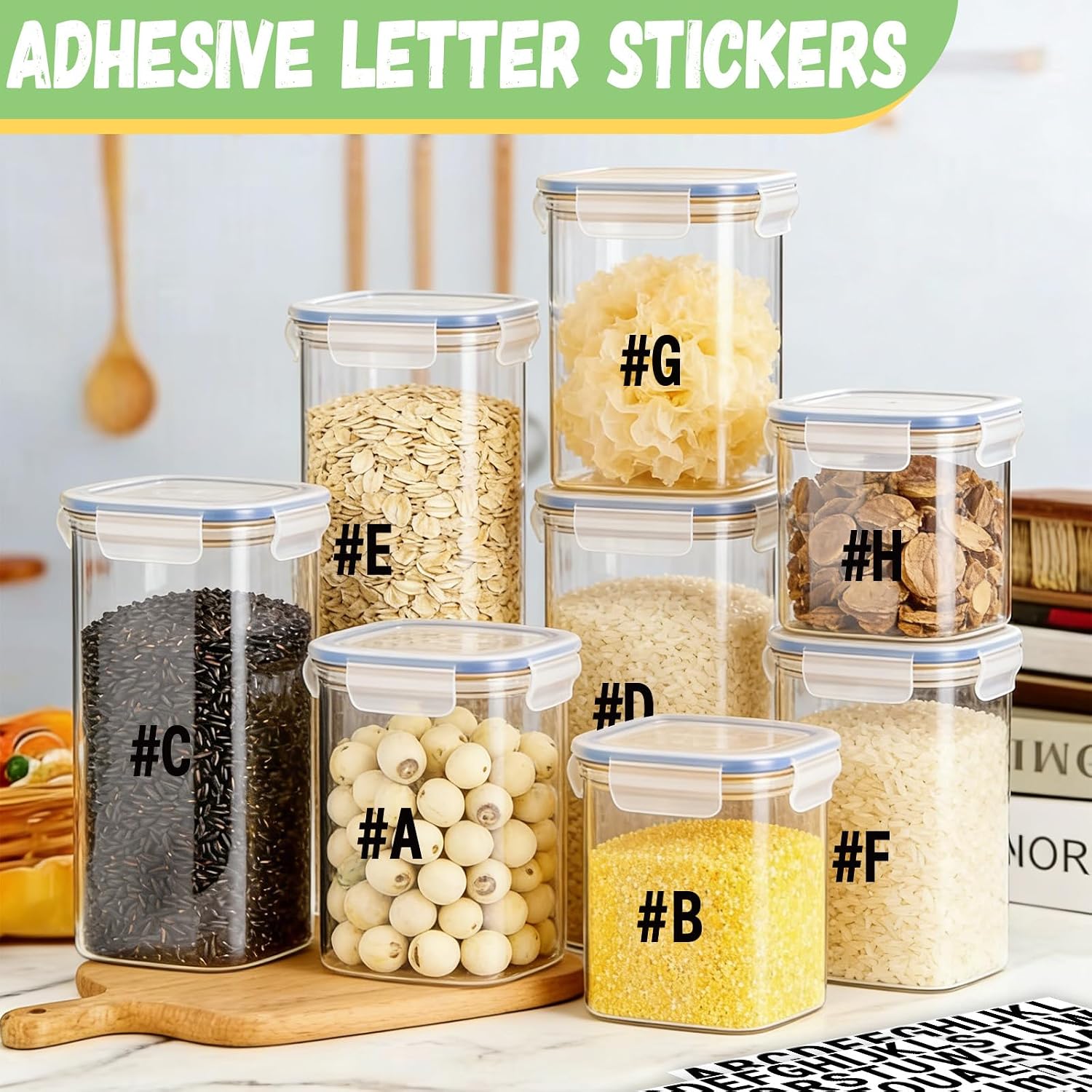 1635 Letter Stickers Vinyl Alphabet Stickers Small Mailbox Numbers Self Adhesive Scrapbooking Sticker for Address Number Classroom Water Bottle Home Crafts Notebook Laptop Poster Board(15,Black,1Inch)