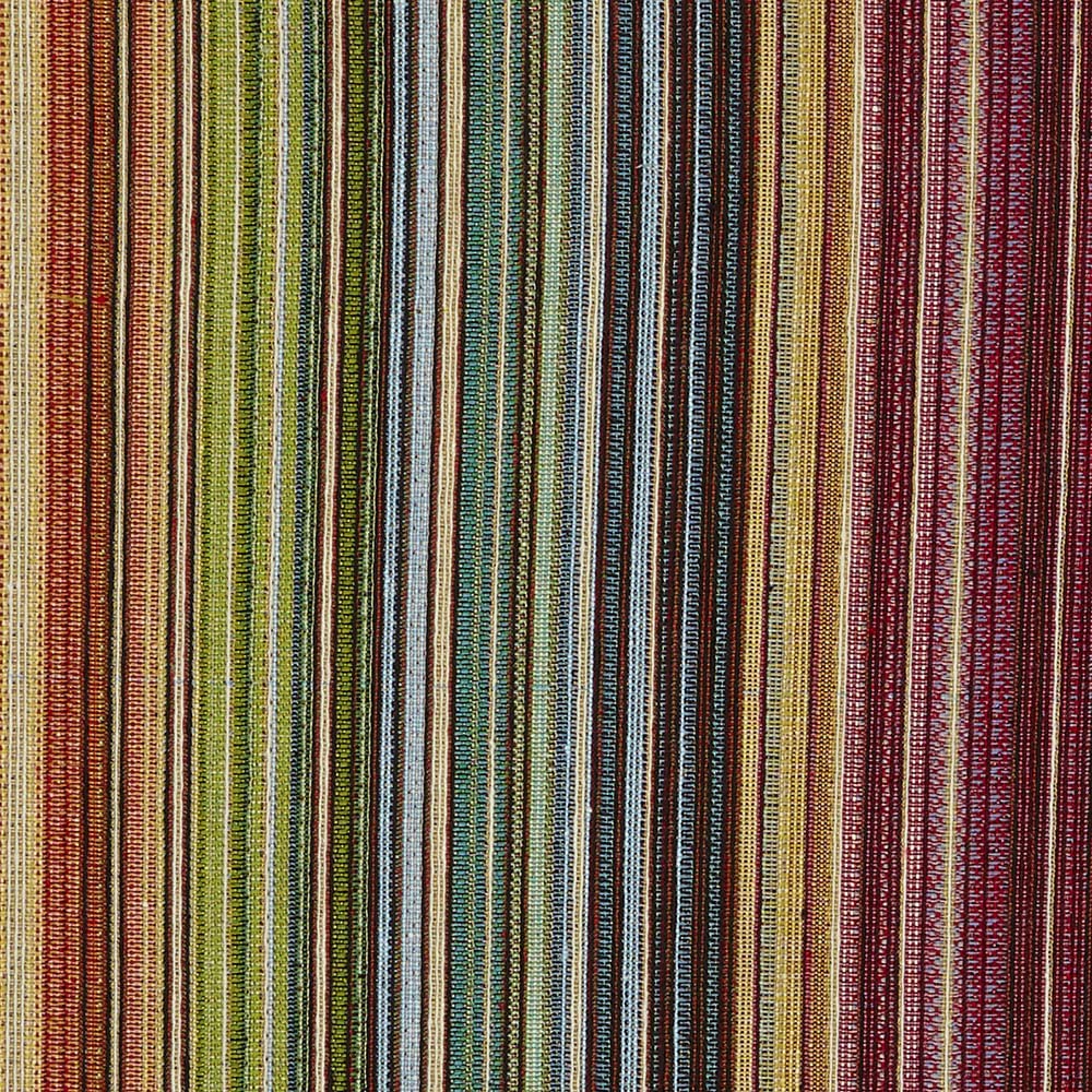 Kt KILOtela - Tela Tapicería, Jacquard Gobelino, Tapizar Sillas, Cojines, Cabecero, Sofá, Resistente al Desgaste, 100 cm Largo x 280 cm Ancho, Rayas, Multicolor ─ 1 metro — view 2
