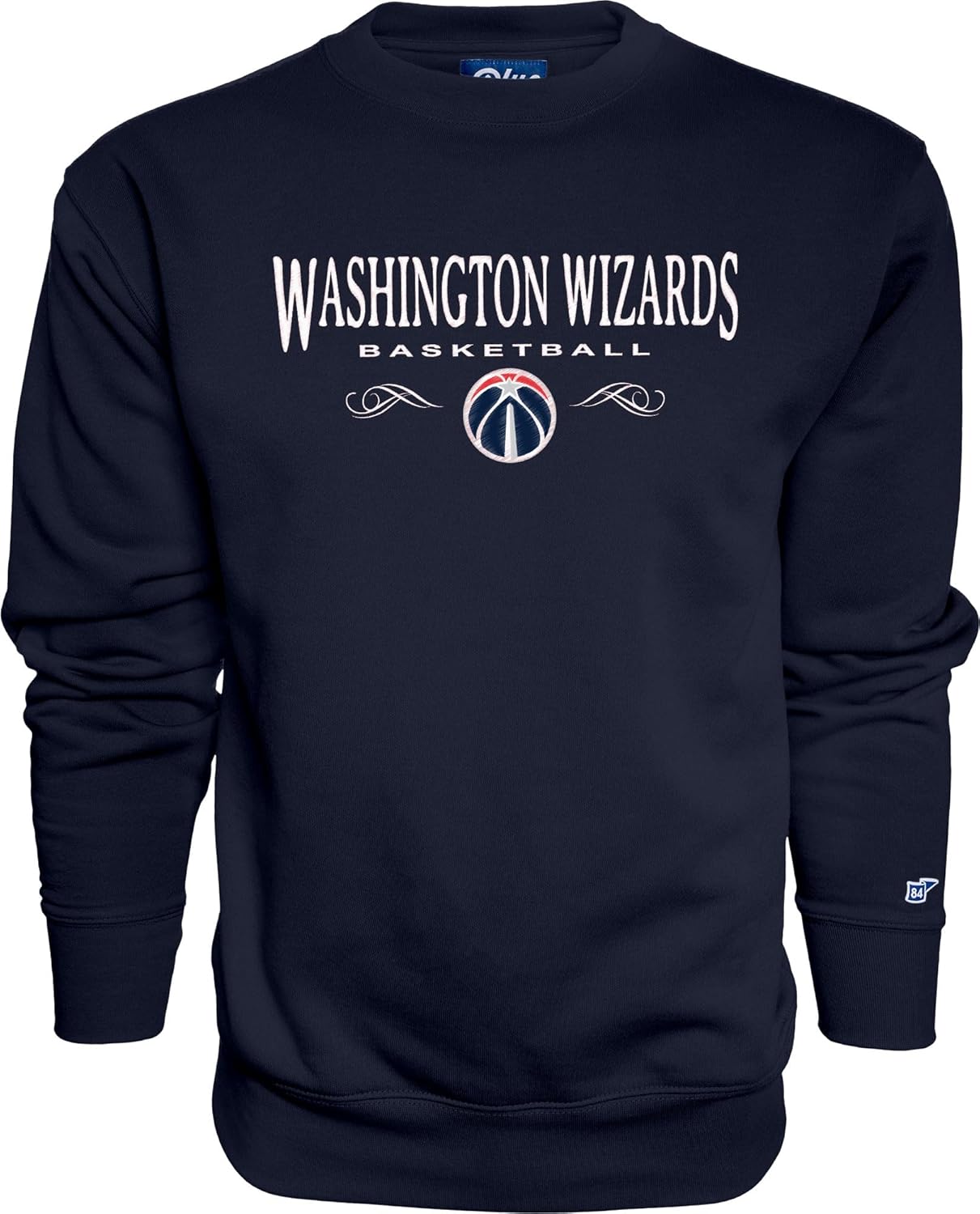 Blue 84 NBA Officially Licensed Crewneck Sweatshirt Embroidery Basketball