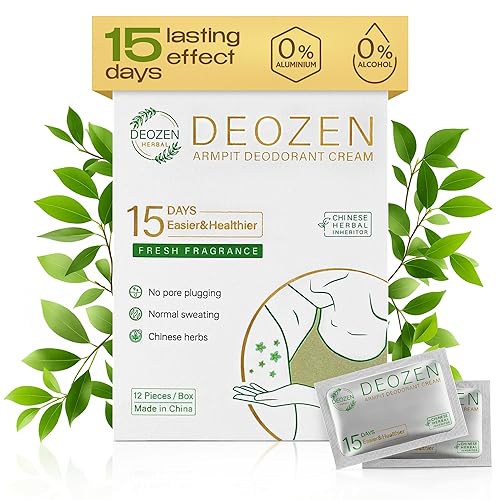 Deozen Crema desodorante axila Desodorante natural para mujeres y hombres, herbario Dura hasta 15 dĂas por aplicaciĂłn Deozen Crema desodorante axila Desodorante natural para mujeres y hombres, herbario Dura hasta 15 dĂas por aplicaciĂłn