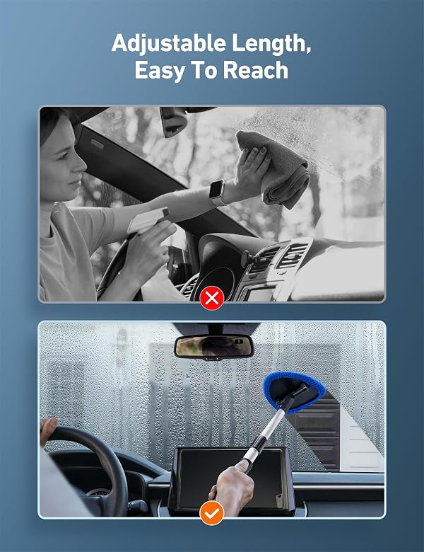 AstroAI 21" Extra-Long Windshield Cleaner Tool & Car Interior Detailing Kit by AstroAI - Image 3