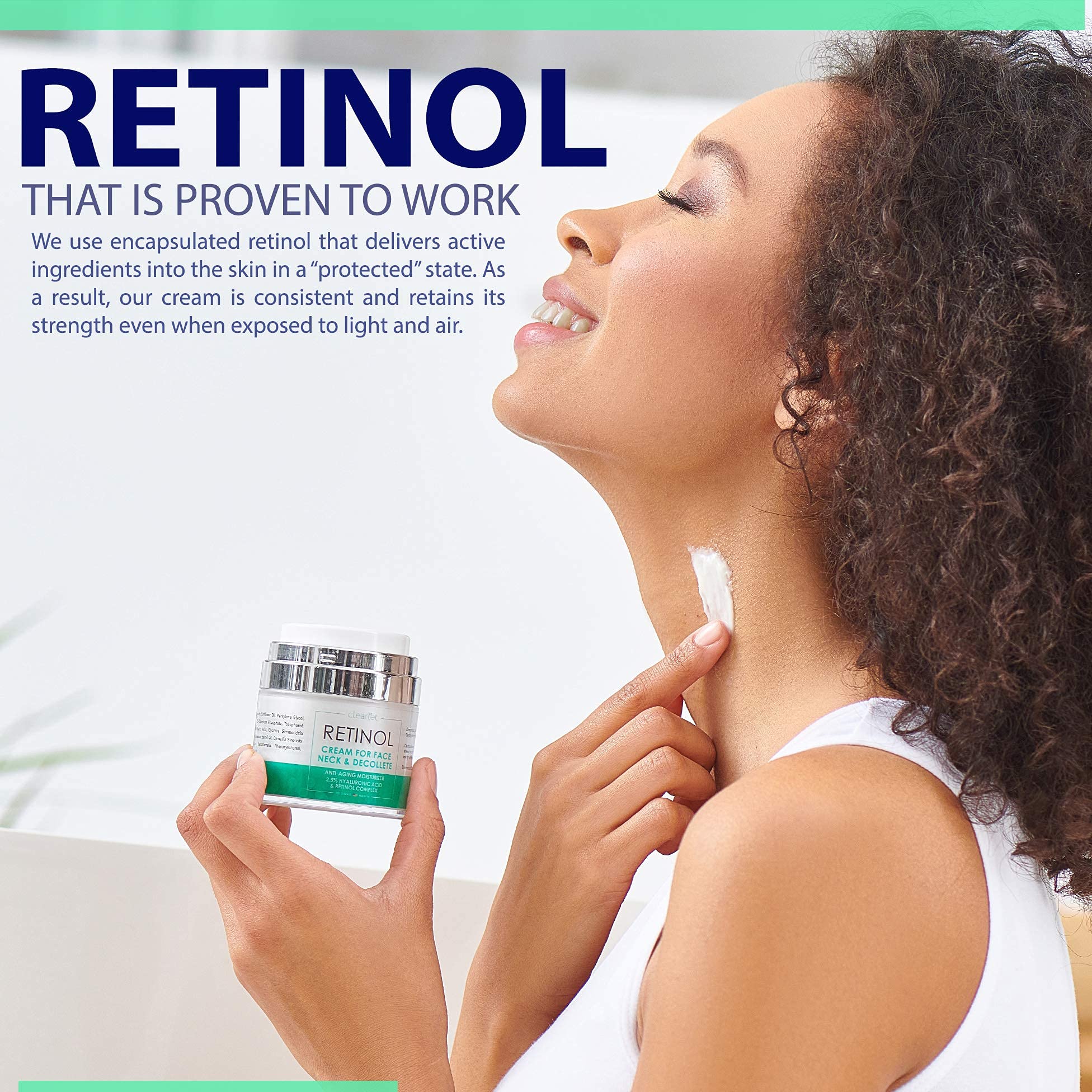 Retinol Cream with Hyaluronic Acid for Dry Skin