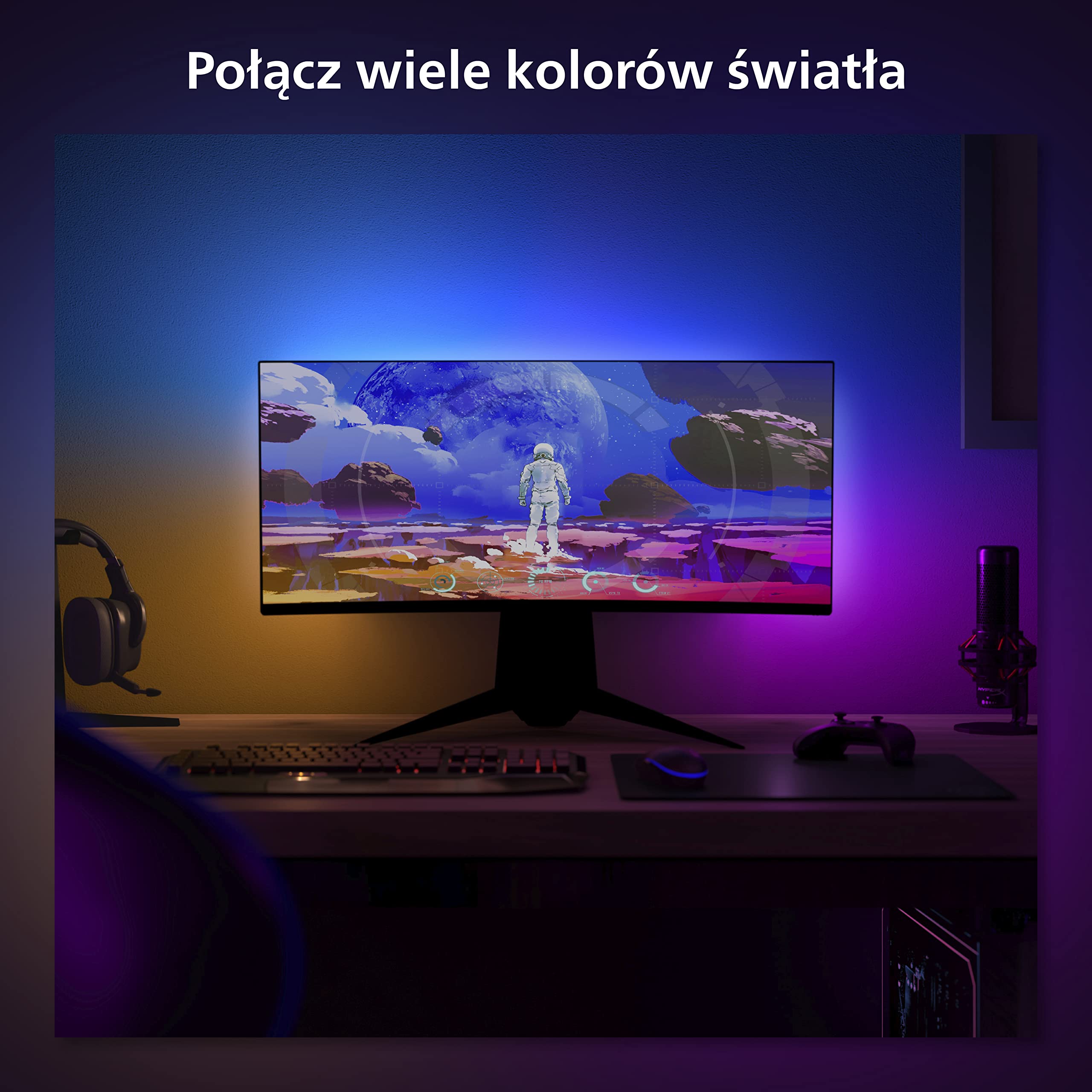 Philips Hue White and color ambiance Taśma LED Play gradient PC 24" 27"